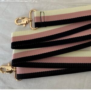 Stella & Dot Adjustable Gold Hardware Strap - Gold, Black, Blush, Cream